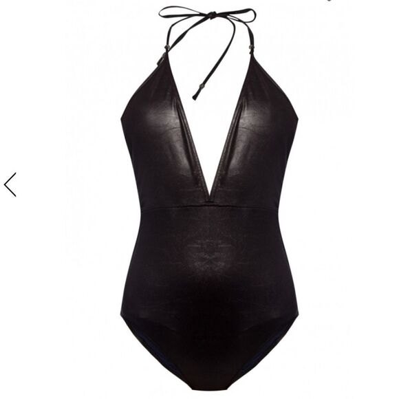 ZADIG & VOLTAIRE ONE-PIECE BLACK SKULL WOMEN'S SWIMSUIT size 8 - Picture 5 of 15
